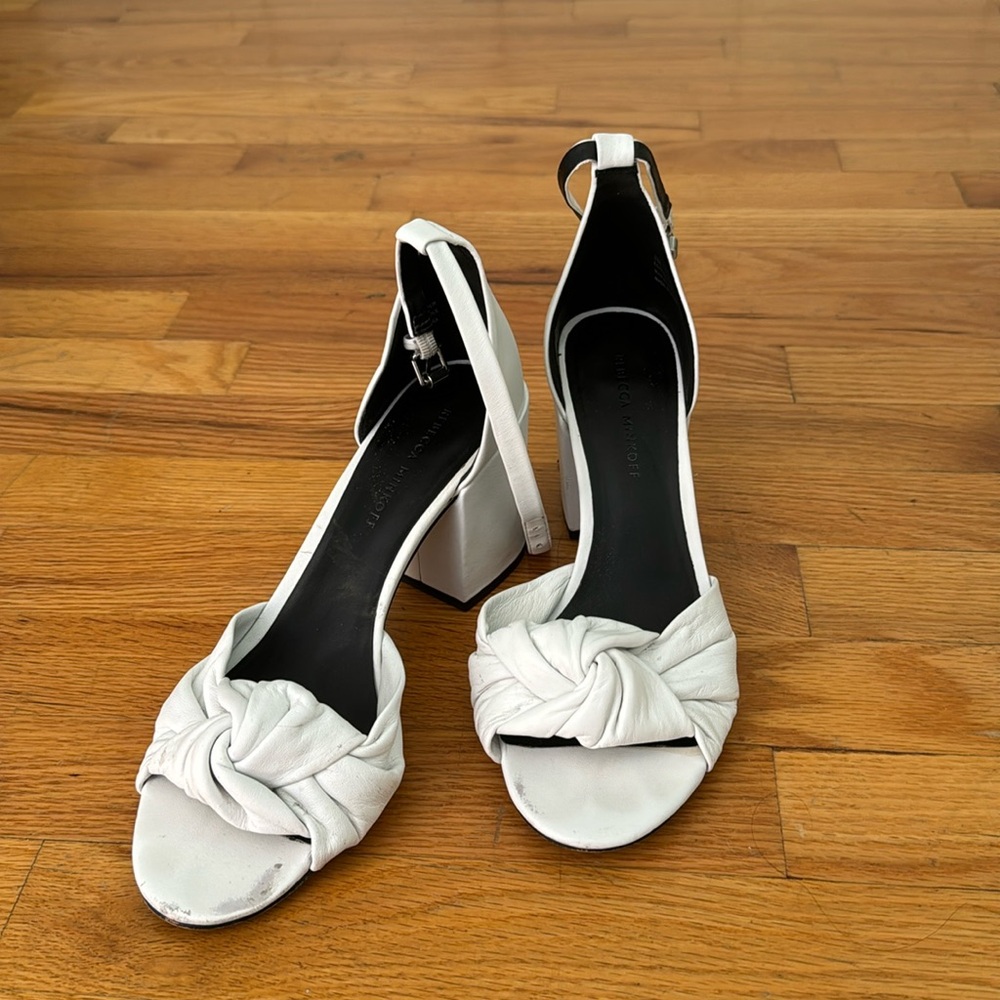 White Rebecca Minkoff Heels, size 8